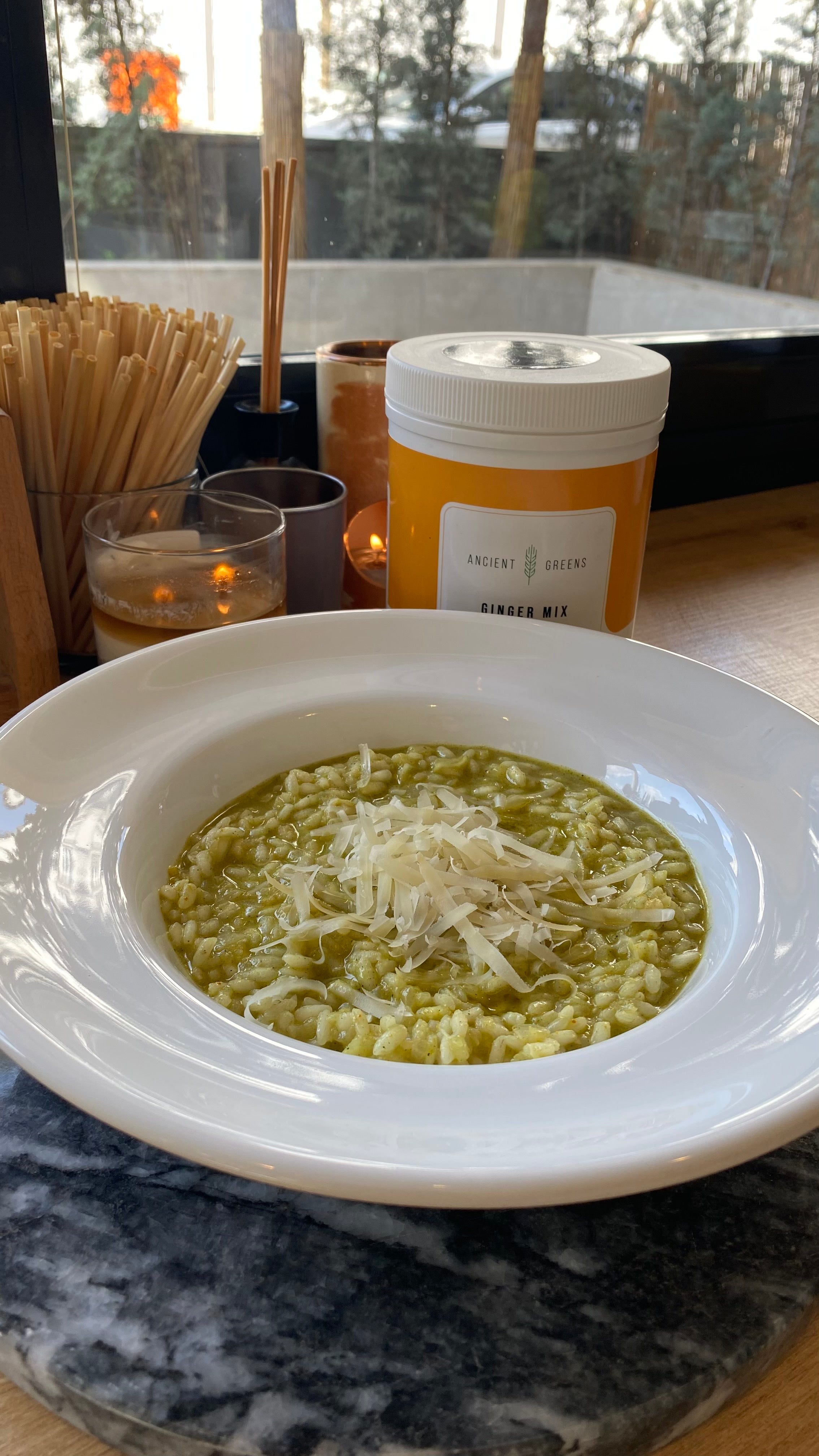 Ginger Mix Risotto – Ancient Greens